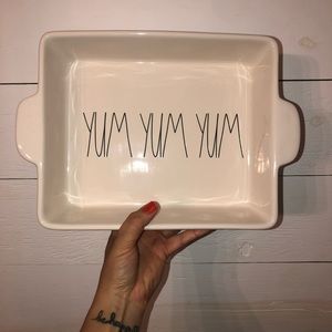 RAE DUNN YUM YUM YUM CASSEROLE DISH